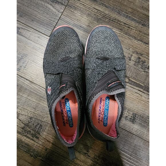 Sketchers Memory Foam Grey Slip On Shoes Air Cooled Pre-owned Size 8.5. Box40 - Picture 5 of 12